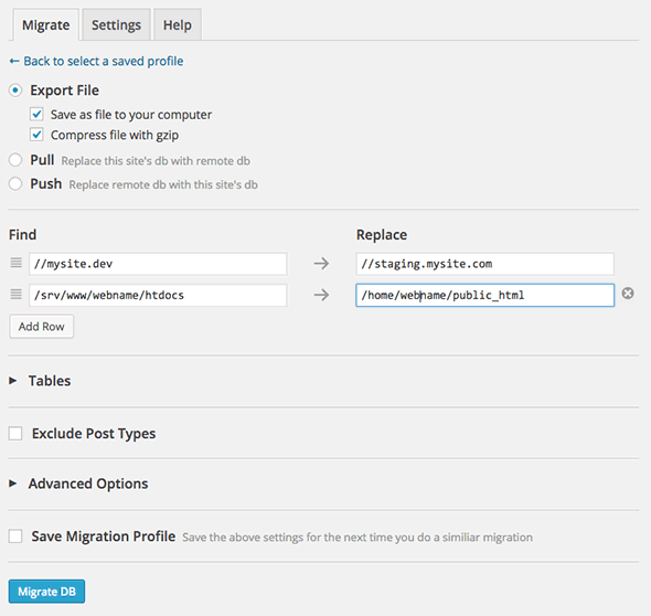 wp-migrate-pro-database