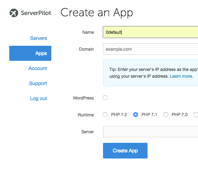 default-app-serverpilot