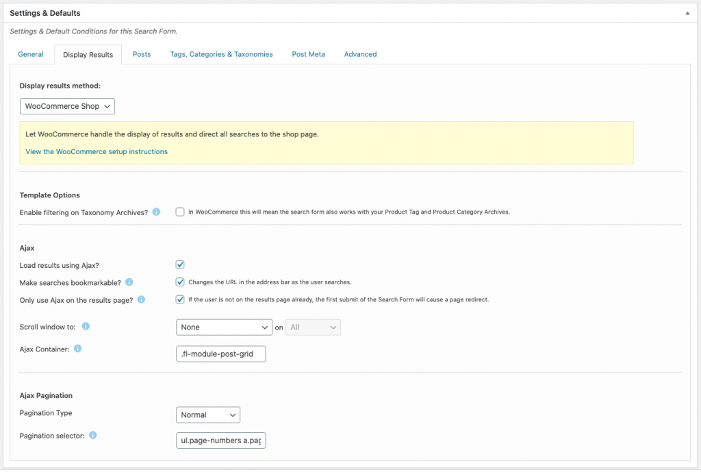 Set up WooCommerce shop page with Search and Filter Pro and Beaver ...