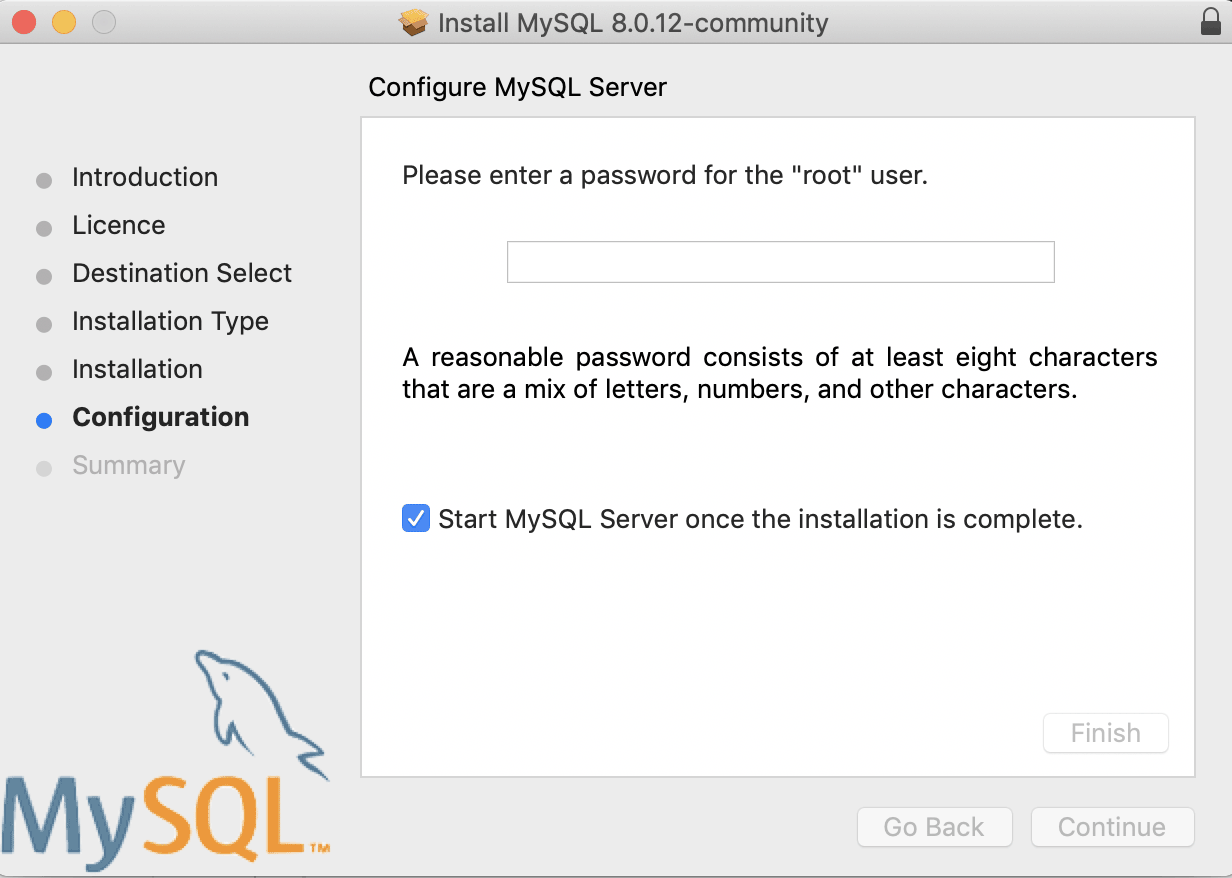 how to install mysql on mac osx