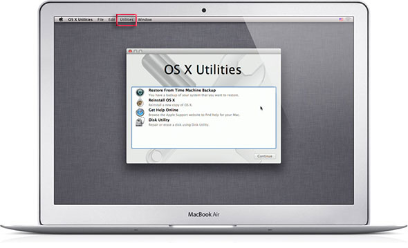 recover password for mac os x