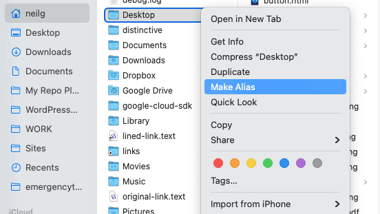 Macos Make Alias