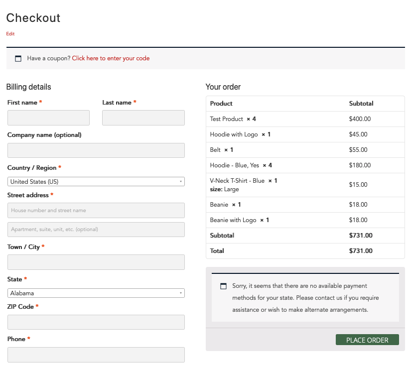 Woocommerce 2 Col Checkout Layout